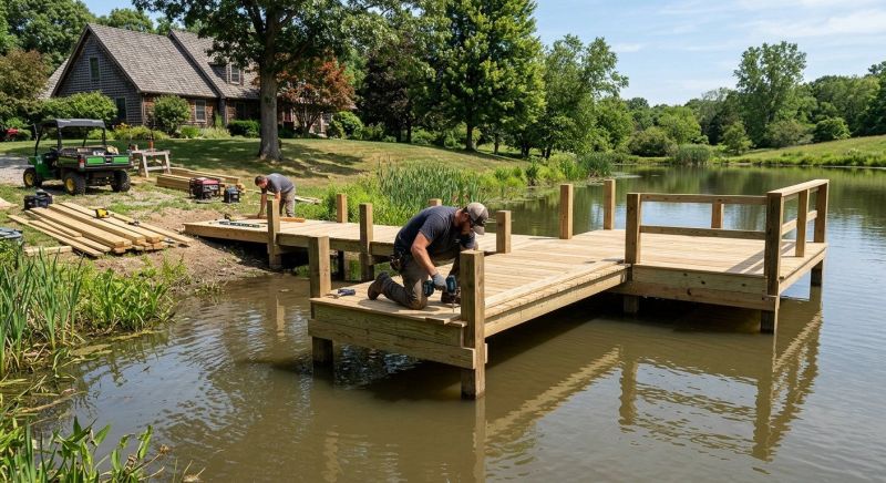 Water Dock Installation in Overland Park, KS